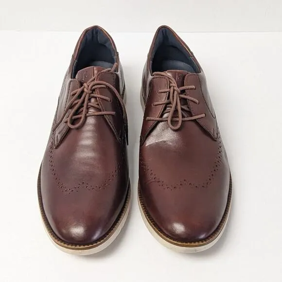 Josef Seibel Tyler Dress Shoes, Brown Leather, Men's 43 EU (9.5-10)