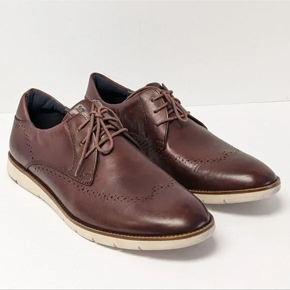 Josef Seibel Tyler Dress Shoes, Brown Leather, Men's 43 EU (9.5-10)