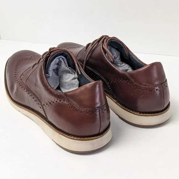 Josef Seibel Tyler Dress Shoes, Brown Leather, Men's 43 EU (9.5-10)