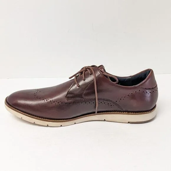 Josef Seibel Tyler Dress Shoes, Brown Leather, Men's 43 EU (9.5-10)