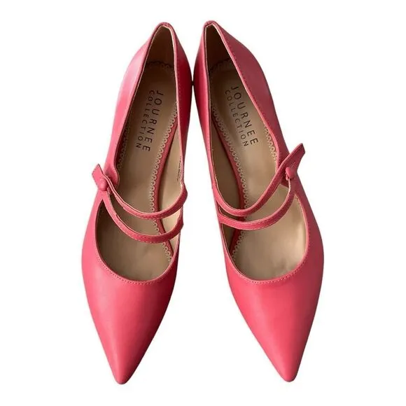 Journee Collection Coral Sydney Stiletto Pump Heels Womens Size 12 Narrow