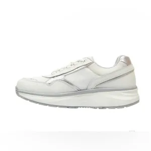 Joya Tina II leather sneakers- 8.5 white ,silver leather , NWT