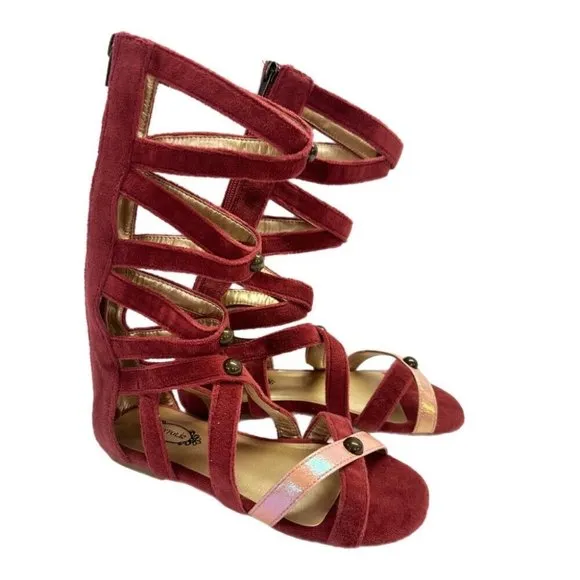 Joyfolie Jenna Gladiator Sandals SIZE 2 Y