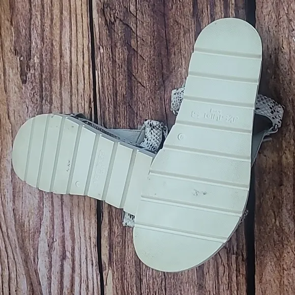 J/Slides Python Leather Sandals