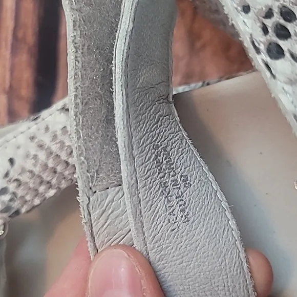 J/Slides Python Leather Sandals