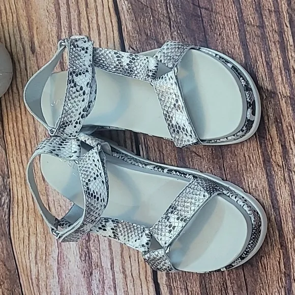 J/Slides Python Leather Sandals