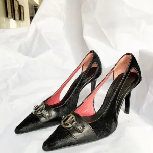 Judith Lieber Collector pony Hair Heels