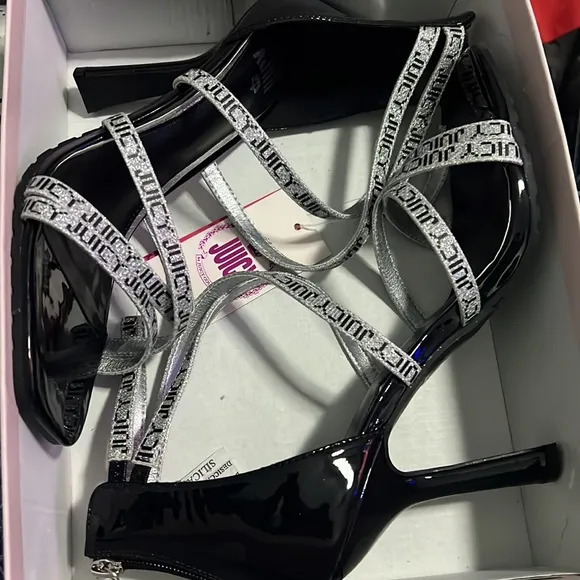 Juicy Couture - Gabrielle - black shoes with heels almost 4.5” height