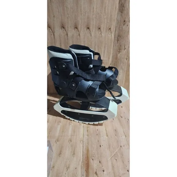 Jump Shoes Bounce Boots Booster Enterprises Bounce Boots Black Silver Ages 5 