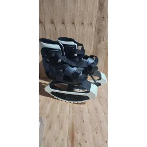Jump Shoes Bounce Boots Booster Enterprises Bounce Boots Black Silver Ages 5 