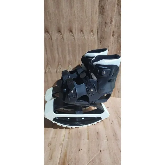 Jump Shoes Bounce Boots Booster Enterprises Bounce Boots Black Silver Ages 5 