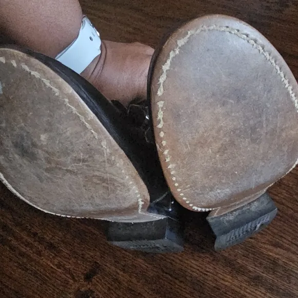 Justin Jr. Leather Boots - 4.5