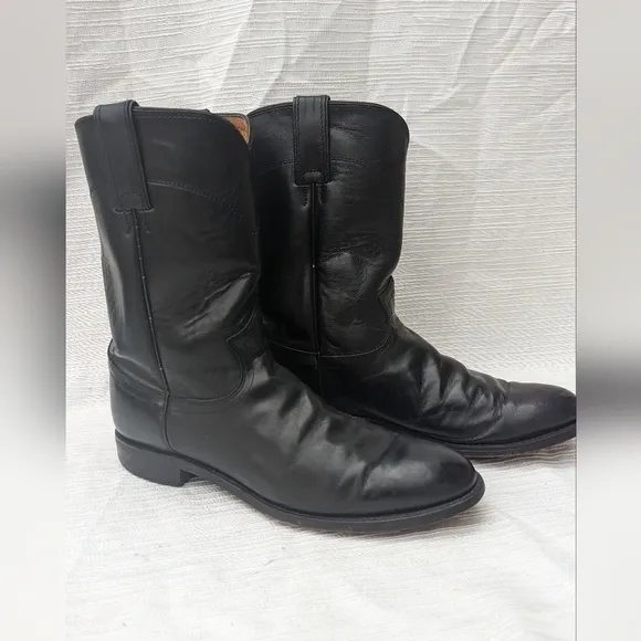 Justin Roper Cowboy Boots Size 9D