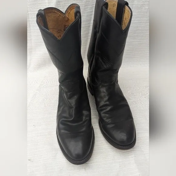 Justin Roper Cowboy Boots Size 9D