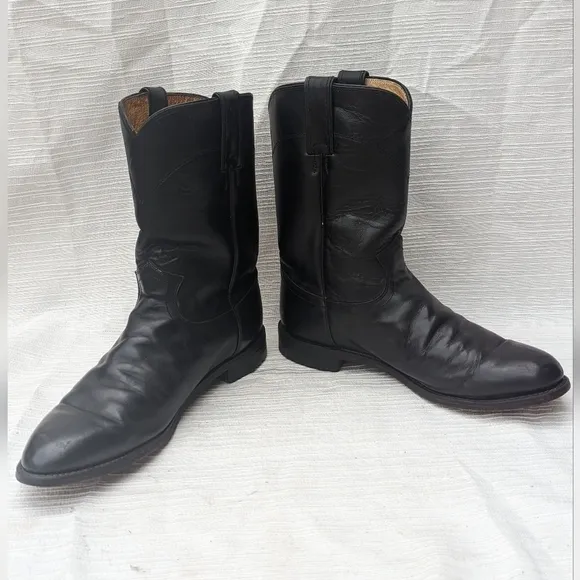 Justin Roper Cowboy Boots Size 9D