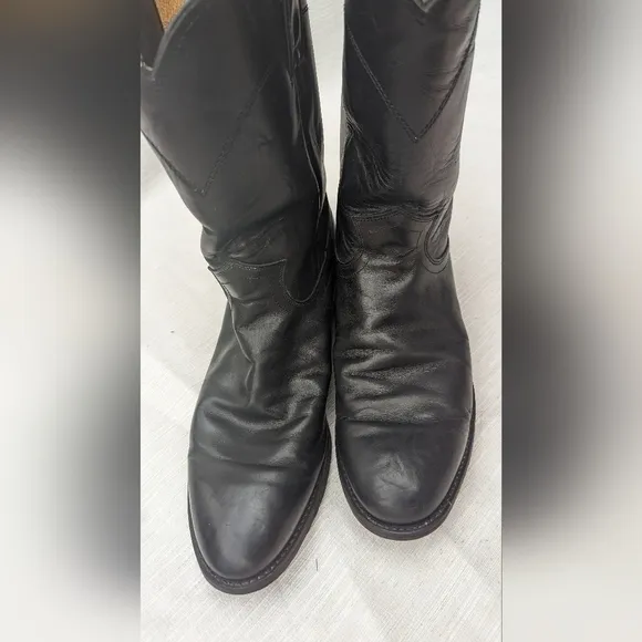 Justin Roper Cowboy Boots Size 9D
