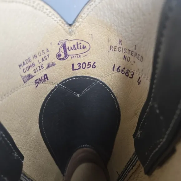 Justin Roper Cowboy Boots Style L3056 Gray Kiddie Cowgirl Size 5.5A New in Box