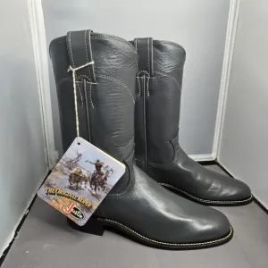 Justin Roper Cowboy Boots Style L3056 Gray Kiddie Cowgirl Size 5.5A New in Box