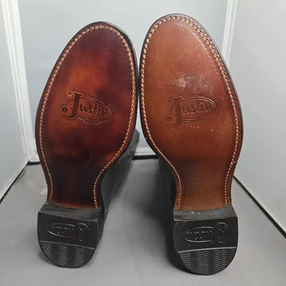 Justin Roper Cowboy Boots Style L3056 Gray Kiddie Cowgirl Size 5.5A New in Box