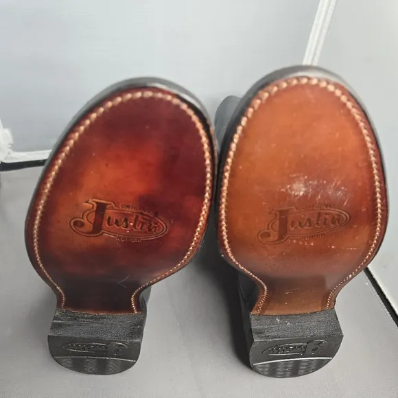 Justin Roper Cowboy Boots Style L3056 Gray Kiddie Cowgirl Size 5.5A New in Box