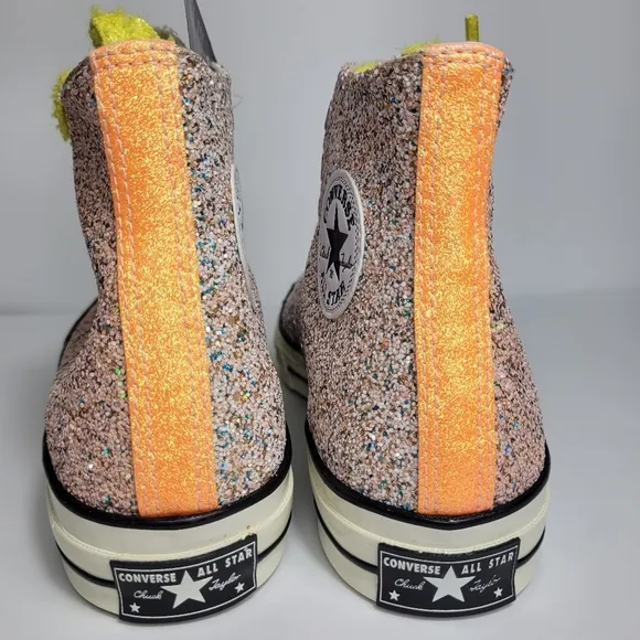 J.W. Anderson Converse Chuck Taylor High Top Sneakers Unisex M-10 W-12 Glitter