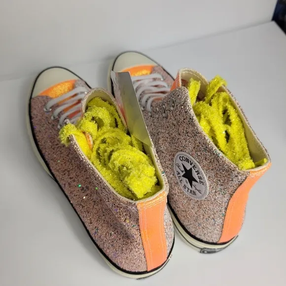 J.W. Anderson Converse Chuck Taylor High Top Sneakers Unisex M-10 W-12 Glitter