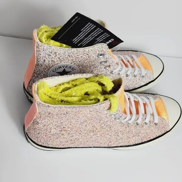 J.W. Anderson Converse Chuck Taylor High Top Sneakers Unisex M-10 W-12 Glitter