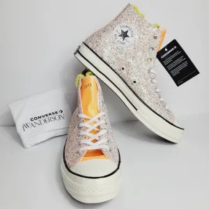 J.W. Anderson Converse Chuck Taylor High Top Sneakers Unisex M-10 W-12 Glitter
