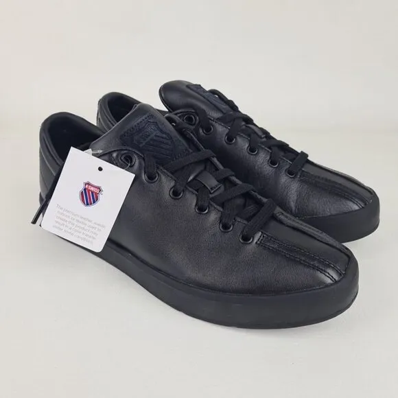 K-Swiss Classics Clean Men's Shoes Sneakers Leather Black