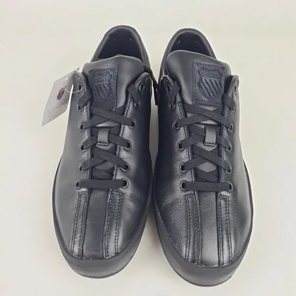 K-Swiss Classics Clean Men's Shoes Sneakers Leather Black
