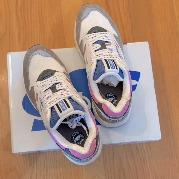 KARHU Legacy Sneakers with Pink Details- Women’s Size 7 - New In Box