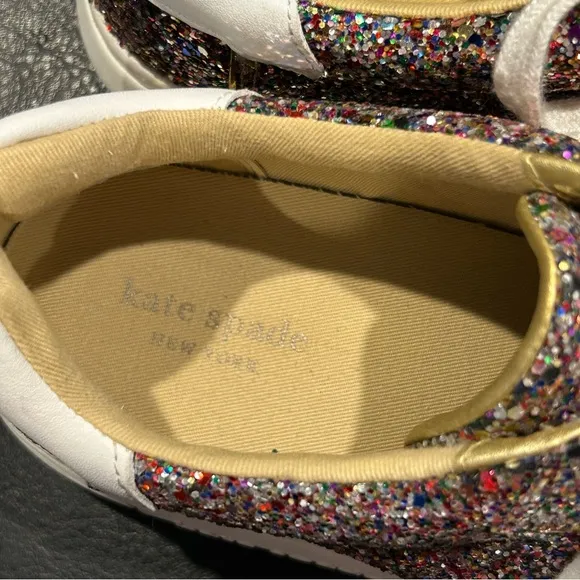 Kate Spade Lift Sneakers Womens 9 B glitter sneakers New York