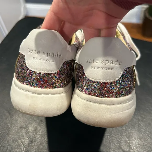 Kate Spade Lift Sneakers Womens 9 B glitter sneakers New York