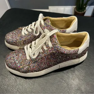 Kate Spade Lift Sneakers Womens 9 B glitter sneakers New York