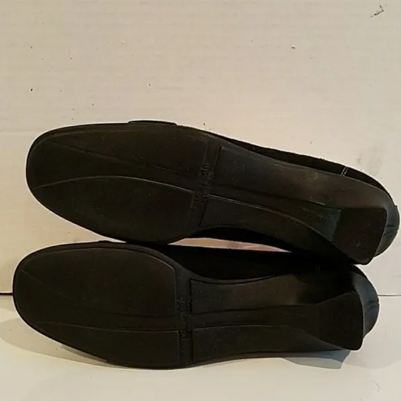 KATE‎ SPADE -  NEW YORK BLACK SUEDE 1-1/2&quot; HEELS