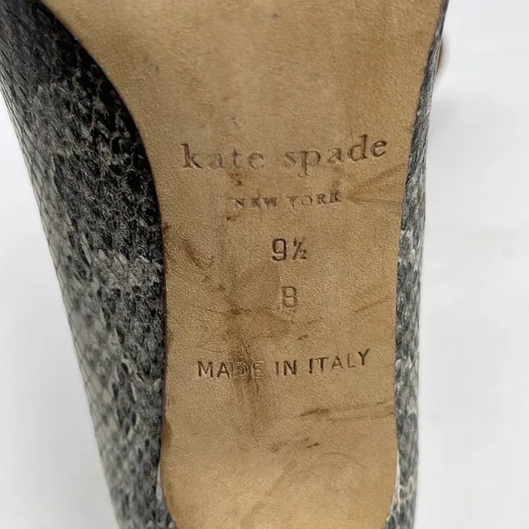 KATE SPADE Snakeskin Pump Heels Shoes