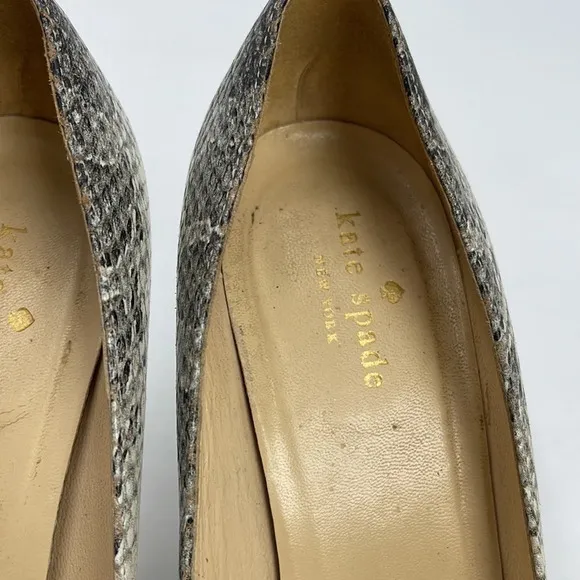 KATE SPADE Snakeskin Pump Heels Shoes