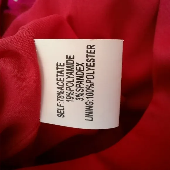 KAY UNGER NEW YORK Fuchsia Midi Sheath Satin Dress Cocktail Party Formal Pink 2