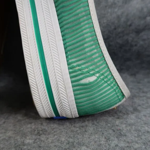 Keds Shoes Womens 6 Sneaker Slip On Kate Spade Green Triple Deck Platform Preppy