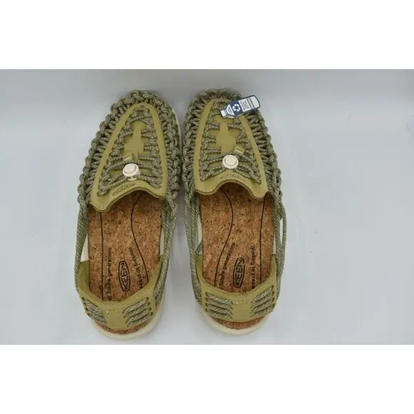 Keen Womens Size 7.5 Uneek II Harvest Khaki Olive Sandals Shoes