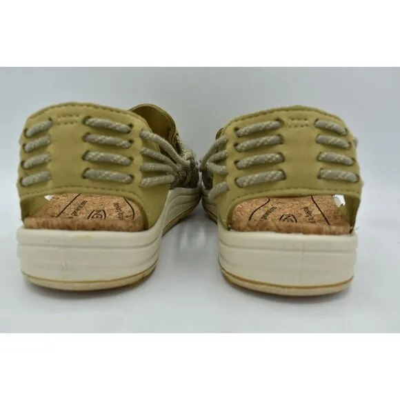 Keen Womens Size 7.5 Uneek II Harvest Khaki Olive Sandals Shoes
