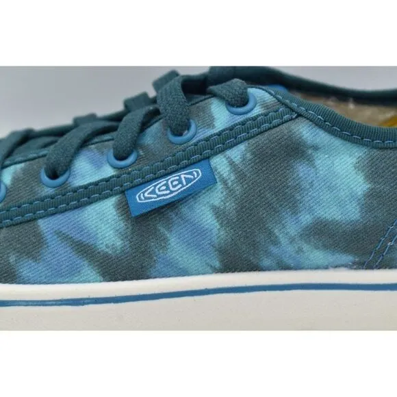 Keen Womens Size 7.5 Elsa V Sea Moss Tie Dye Lace Up Casual Sneakers Shoes