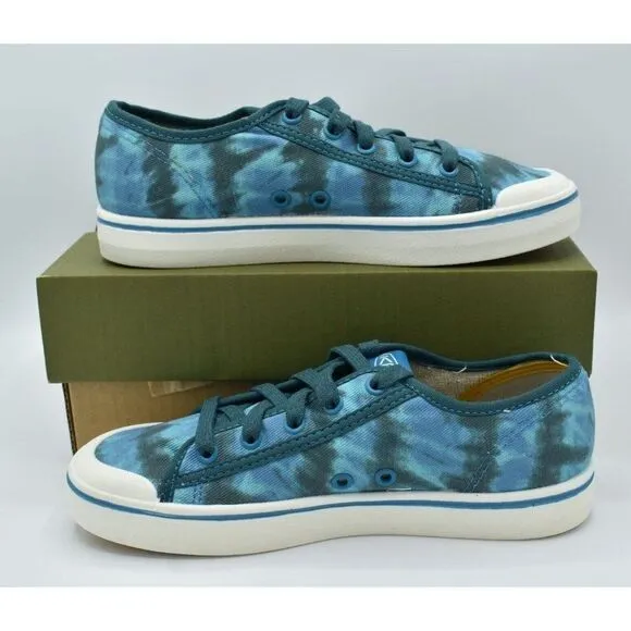 Keen Womens Size 7.5 Elsa V Sea Moss Tie Dye Lace Up Casual Sneakers Shoes