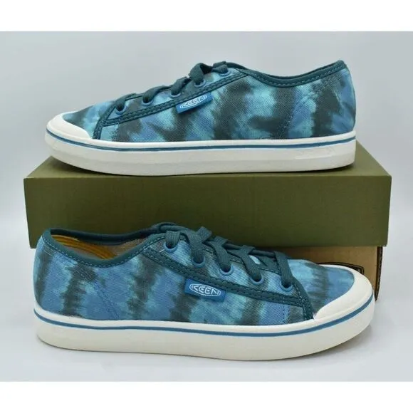 Keen Womens Size 7.5 Elsa V Sea Moss Tie Dye Lace Up Casual Sneakers Shoes