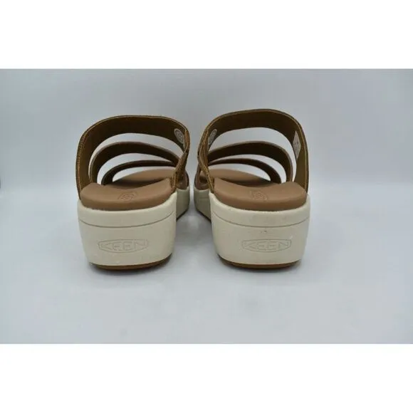 Keen Womens Size 11 Ellecity Toasted Coconut Fawn Nubuck Slip On Sandals Shoes
