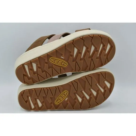 Keen Womens Size 11 Ellecity Toasted Coconut Fawn Nubuck Slip On Sandals Shoes