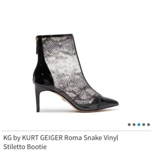 KG by Kurt Gieger Roma snake vinyl stiletto boots.