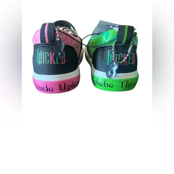Kids Unisex:Girls' Wicked Glinda Elphaba Mismatch Slip-On Shoes sneakers
