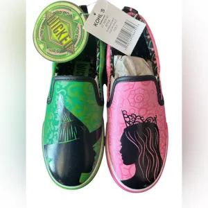 Kids Unisex:Girls' Wicked Glinda Elphaba Mismatch Slip-On Shoes sneakers