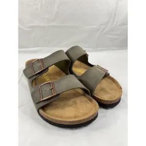 KLUKGE Leather Sandals Men's US Size 11 green ARIZONA TYPE
